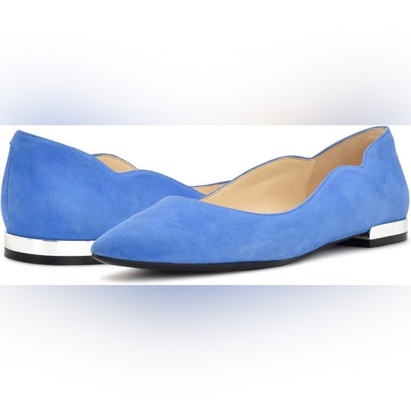 Nine West Shoes - NWOB Nine West Women’s Lovlady Blue Suede Flats in size 10